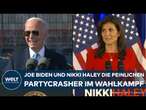 US-WAHL: Chaos auf den letzten Metern! Joe Biden und Nikki Haley erlauben sich peinliche Fehltritte!