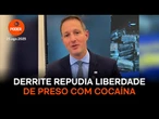 Derrite repudia liberdade de preso com cocaína