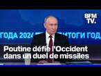 Poutine défi l'Occident et les États-Unis dans un duel de missile