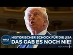 USA: Verheerende Folgen der Trump-Politik! Historischer Schock! Das gab es in über 100 Jahren nicht