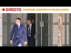 RODRÍGUEZ ZAPATERO deja la AUDIENCIA NACIONAL tras declarar ante el JUEZ | RTVE Noticias