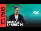 VOX EN DIRECTO | Santiago Abascal da una declaración tras la reunión del Comité Ejecutivo Nacional