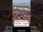 Tausende demonstrieren gegen Massentourismus auf Mallorca