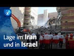 Flucht, Tote und Verletzte: Israel und Iran setzen gegenseitige Angriffe fort
