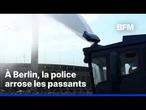 Allemagne: en raison de la canicule, la police arrose les Berlinois avec des canons à eau
