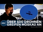 UKRAINE-KRIEG: Über 400 Drohnen auf Moskau – NATO berät über weitere Militärhilfen