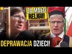 "Trzeba dbać o polską szkołę". Protesty pod Ministerstwem Edukacji