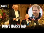 Trump takes thinly veiled swipe at Prince Harry after praising William in state banquet speech