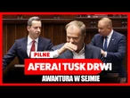 Puściły im nerwy! Tusk drwi | Awantura po głosowaniu