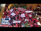 WATCH LIVE: Protesters flood Trump Tower demanding release of Mahmoud Khalil