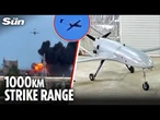 How Ukraine’s KAMIKAZE DRONES fly further than ever to blow up Putin's oil depots deep inside Russia