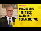 Starmer says footage of the death of Henry Nowak was 'harrowing' and as a father he 'felt sick'
