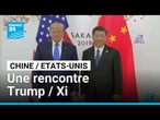 Chine / Etats-Unis : une rencontre Trump / Xi ce jeudi a Japon • FRANCE 24