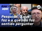 Reinaldo: Lula bateria todos os oponentes; não faz sentido indagar se A ou B devem se candidatar