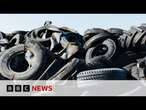 Millions of UK tyres meant for recycling sent to furnaces in India | BBC News