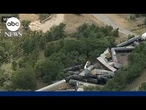 Train carrying possible hazardous materials derails in Texas: Officials