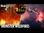 Biggest ever wildfires hit Europe as holiday rush begins