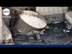Urgent search for survivors after deadly factory accident