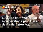 Ainda Estou Aqui: Lula liga para Walter Salles e dá parabéns pelo Oscar: 'Lavou alma do brasileiro'