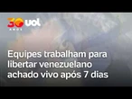 Terremoto na Venezuela: homem é encontrado com vida após uma semana sob escombros