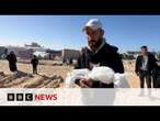 Gaza babies dying from the cold as winter temperatures drop | BBC News