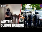 'Bullied' pupil launches school shooting rampage in Austria leaving multiple dead and dozens injured
