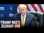 LIVE: Donald Trump meets Volodymyr Zelensky at the NATO summit in Ankara, Turkey.