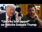 Guerre en Ukraine: l'appel "ppel entre Donald Trump et Volodymyr Zelensky