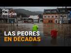 INUNDACIONES: REGIONES ENTERAS AFECTADAS por las LLUVIAS del CENTRO y el ESTE de EUROPA | RTVE