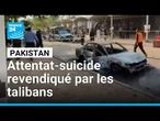 Pakistan : un attentat-suicide revendiqué pas les talibans fait au moins 12 morts • FRANCE 24