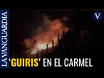 Vecinos denuncian que turistas tirando petardos provocan un incendio en búnkers