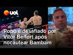 Popó x Vitor Belfort? Após luta contra Bambam, Popó é desafiado e recusa: 'Não vou dar oportunidade'