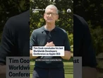 Tim Cook concludes his last Worldwide Developers Conference as Apple CEO