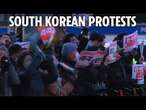 LIVE: Protesters demand President Yoon's resignation over his botched attempt to impose martial law