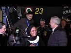 ROMA, l'arrivo degli STUDENTI universitari di GAZA accolti da Tajani e Bernini