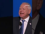 Tim Walz didn’t hold back during his DNC acceptance speech, delivering a fiery critique of Trump