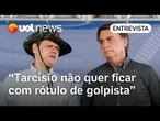 Tarcísio vai a ato de Bolsonaro, mas ainda tenta evitar pecha de golpista, diz professora