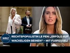 FRANKREICH: Marine Le Pen verurteilt! Wahlkampf mit Fußfessel? Le Pen darf theoretisch antreten!