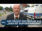 ERFURT: AfD trickst Demonstranten aus! Parteitag startet nach Plan! Polizei äußert sich zur Lage