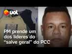 PM prende um dos líderes do 'salve geral' do PCC que aterrorizou SP em 2006