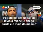 Flávio Bolsonaro se desculpa com Michelle com um mês de atraso e fala é mais do mesmo | Casado