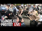 LIVE: Protesters swarm Broadview ICE facility as Chicago-National Guard resistance intensifies