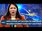 KREFELD: Mehrere Molotow-Brände - Iraner stürmt Cinemaxx-Kino mit Waffen! Polizei stoppt Angreifer