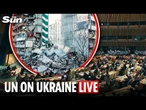 LIVE: UN Security Council debates peace in Ukraine as devastating air strikes intensify
