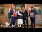 Starmer and Modi hold press conference in London – watch live