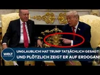 USA: Im Kaminzimmer! Hat er nicht gesagt, oder? Beiläufiger Satz! Plötzlich zeigt Trump auf Erdogan!