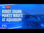 Robot shark makes waves at aquarium in China