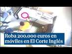 Así robó un trabajador de un almacén de El Corte Inglés 200.000 euros en móviles