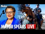 LIVE: Los Angeles Mayor speaks after ICE protests hit city