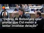 Defesas de Bolsonaro e Braga Netto caminham para descredibilizar Mauro Cid, diz Carla Araújo